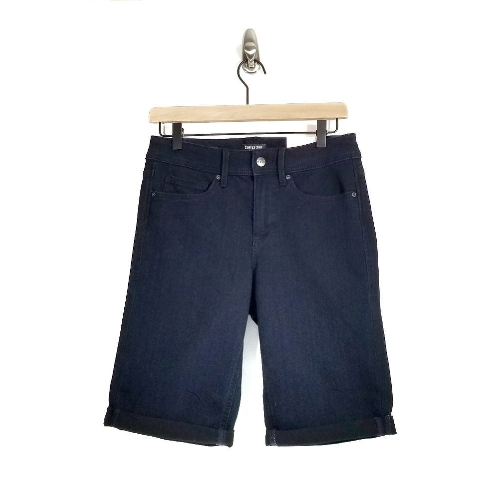 NYDJ Shape Shorts Rolled Hem Bermuda Modest